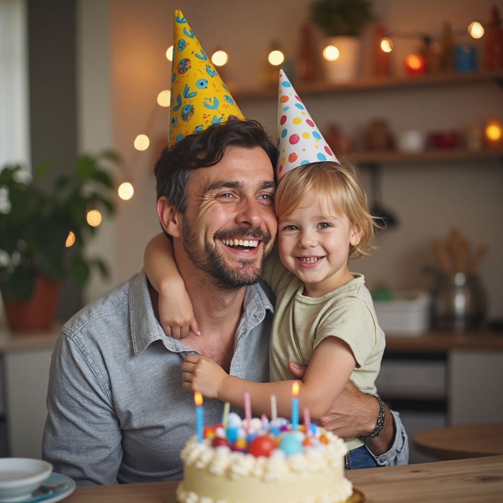 David Patel, father celebrating successful birthday party experience